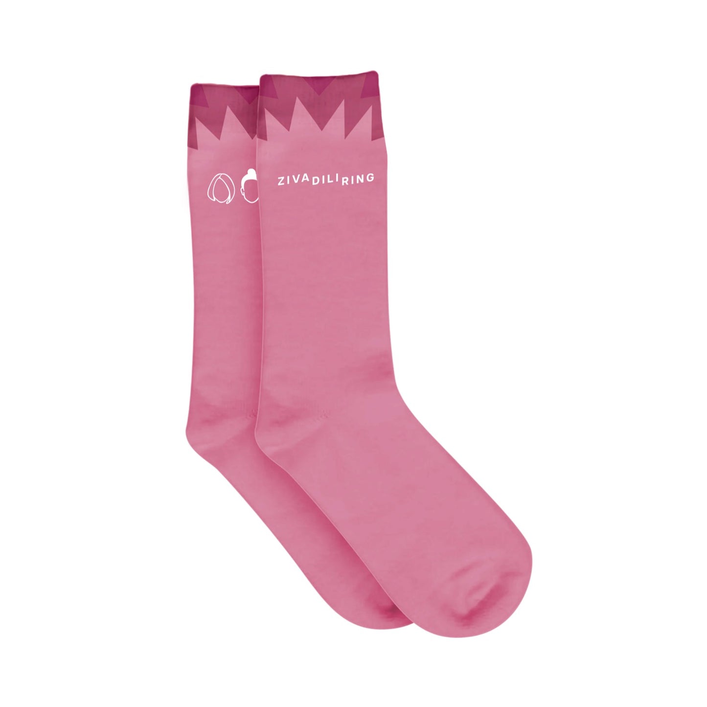 Zivadiliring - Socken (Rosa)