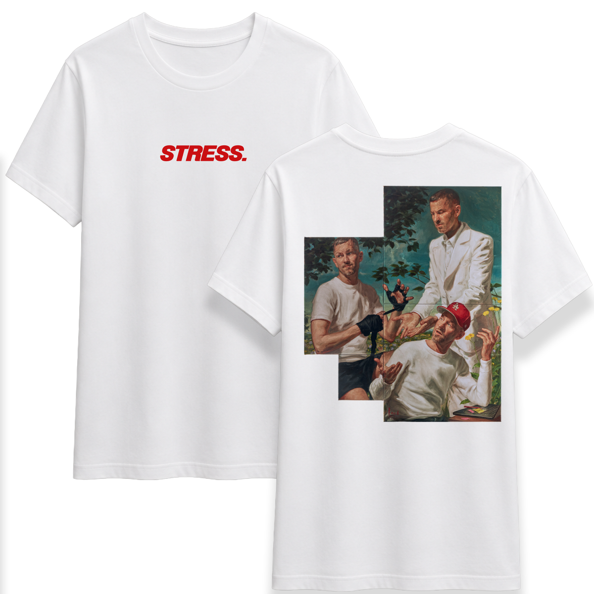 Stress. - Tourshirt (white)