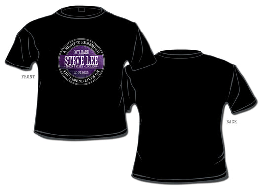 Steve Lee Emblem - T-Shirt (Moon and Stars 2025 Edition)