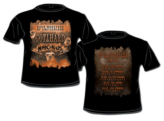 ROCKMONSTER 2025 (KROKUS/GOTTHARD) - T-Shirt