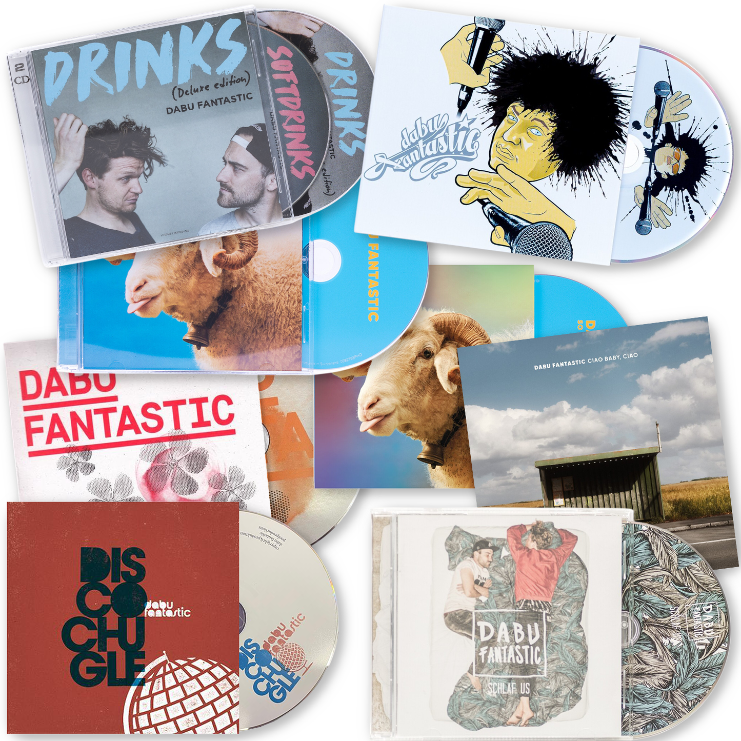 Dabu Fantastic - CD Collection (8 CD's)