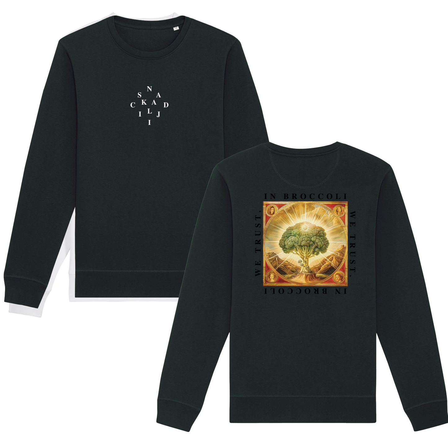 In Brocoli we trust - Pulli (Schwarz)