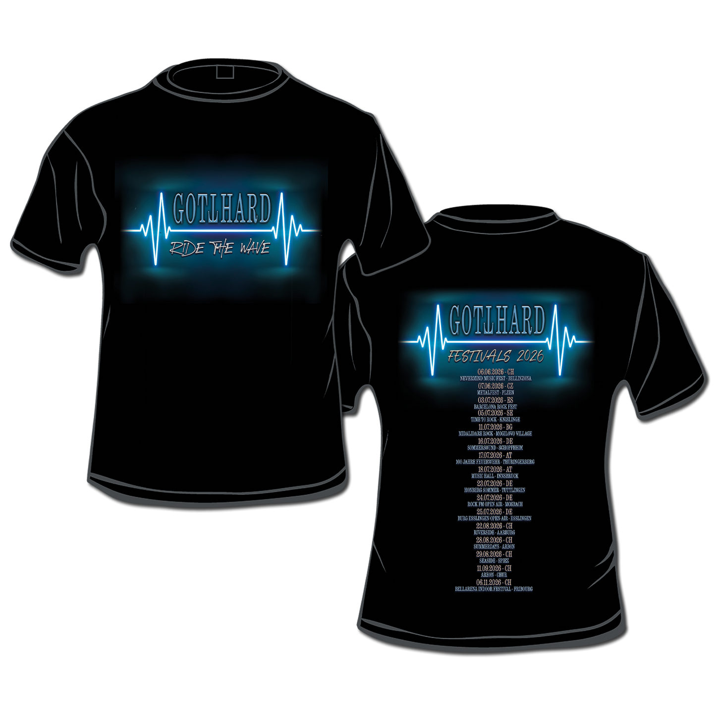 Ride the Wave - T-Shirt (Festivals 2026)